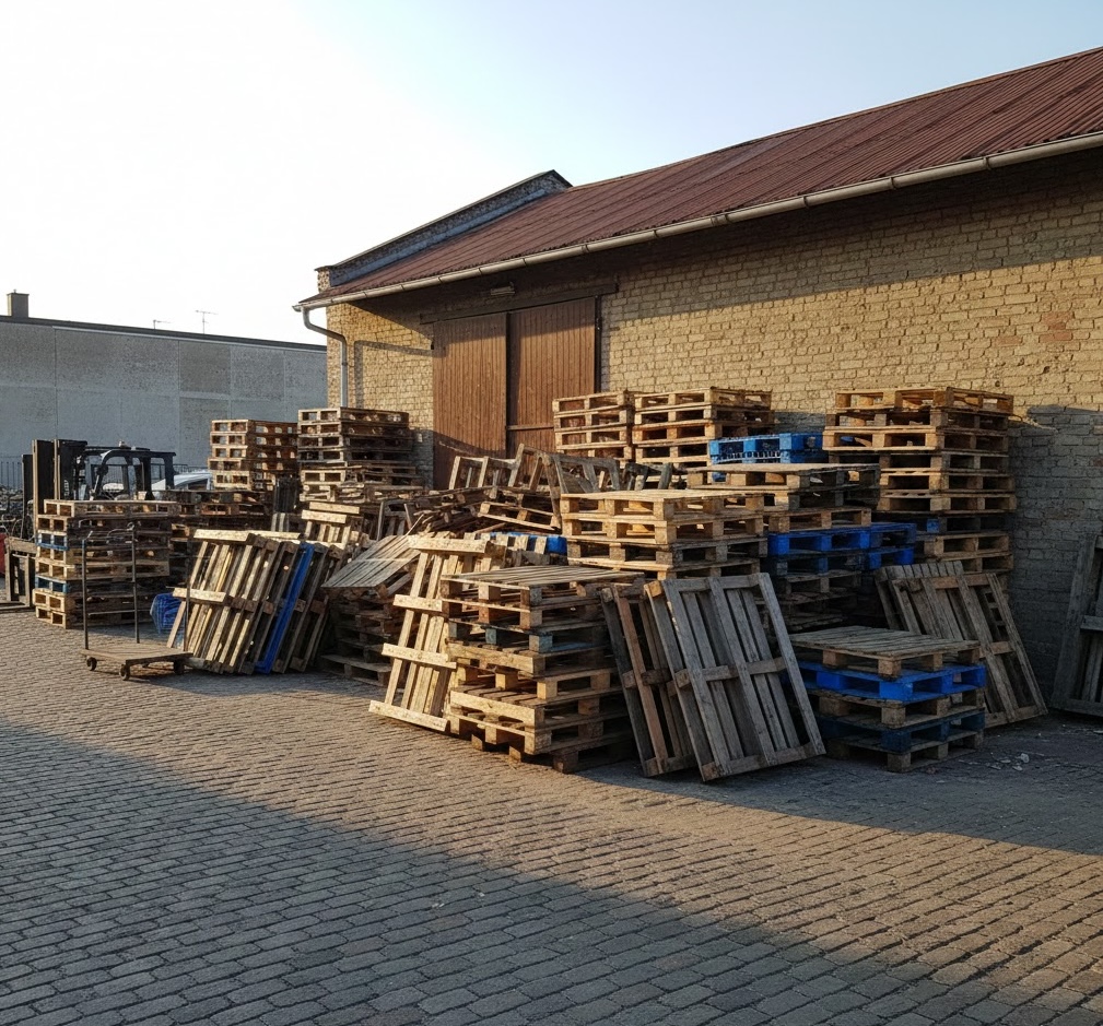Our pallet yard through the years